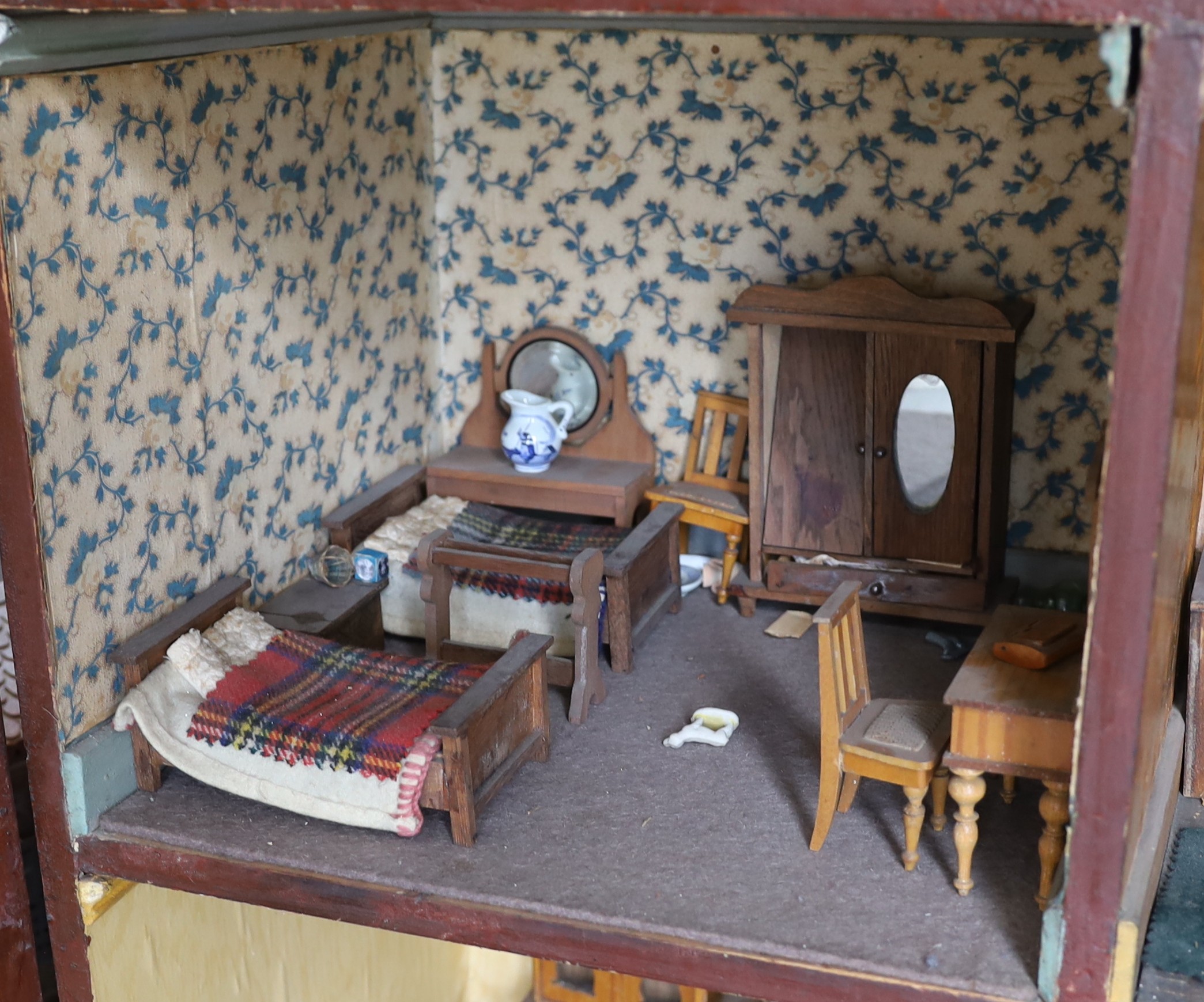 'Rocking Villa': A Victorian furnished dolls’ house, circa 1880